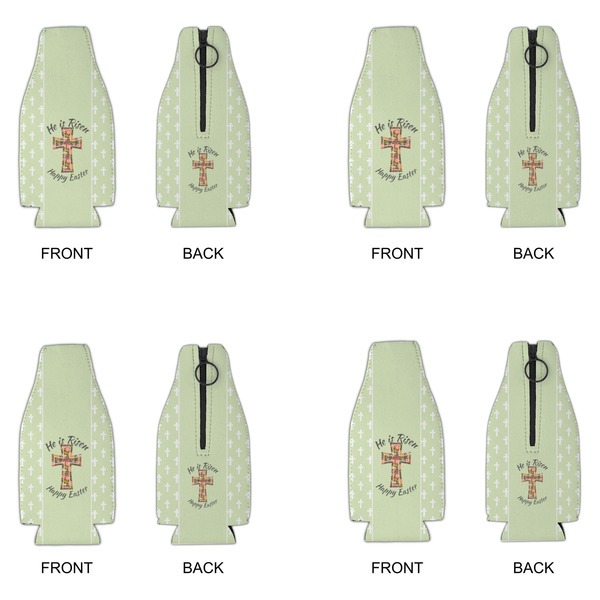 Easter Cross Zipper Bottle Cooler - Set of 4 - APPROVAL