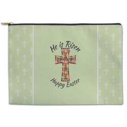 Easter Cross Zipper Pouch - Large - 12.5"x8.5"