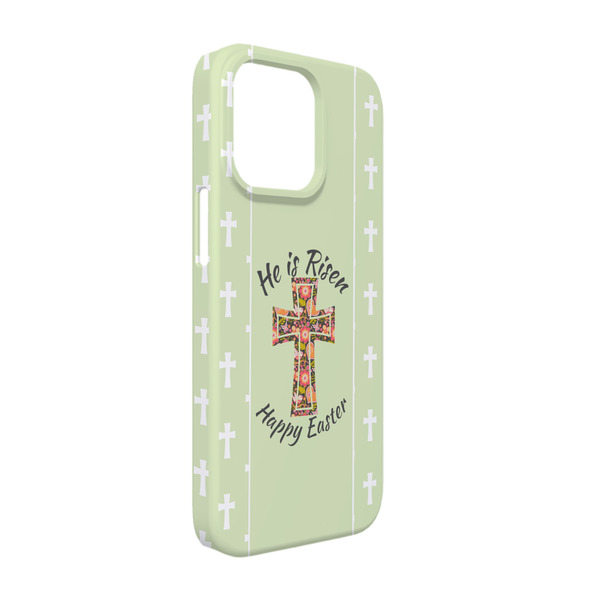 Custom Easter Cross iPhone Case - Plastic - iPhone 13