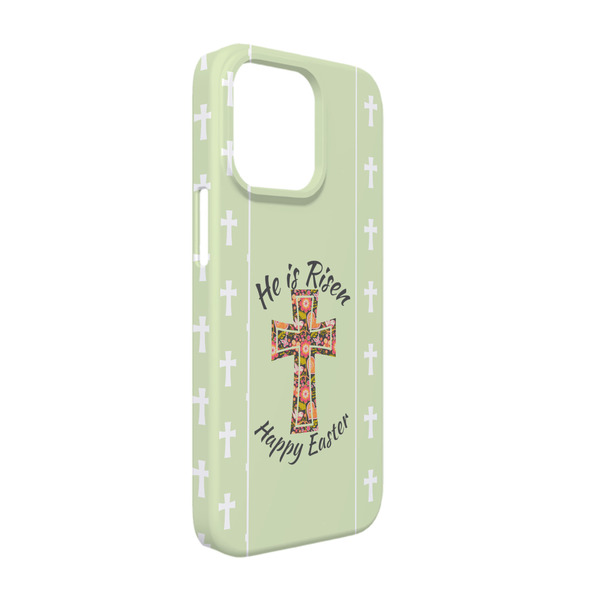 Custom Easter Cross iPhone Case - Plastic - iPhone 13 Pro