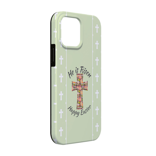 Custom Easter Cross iPhone Case - Rubber Lined - iPhone 13