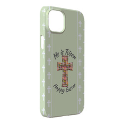 Easter Cross iPhone Case - Plastic - iPhone 14 Plus
