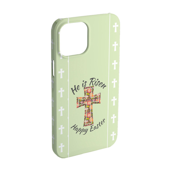Custom Easter Cross iPhone Case - Plastic - iPhone 15 Pro