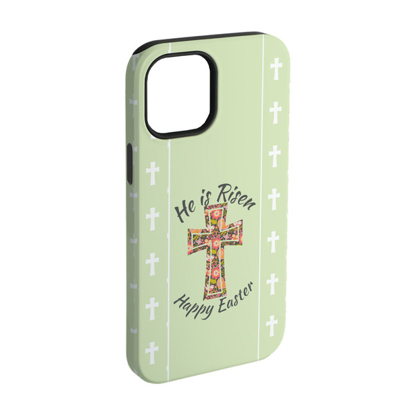 Custom Easter Cross iPhone Case - Rubber Lined - iPhone 15 Pro