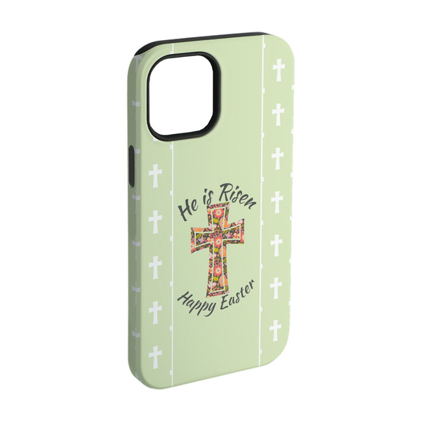 Custom Easter Cross iPhone Case - Rubber Lined - iPhone 15