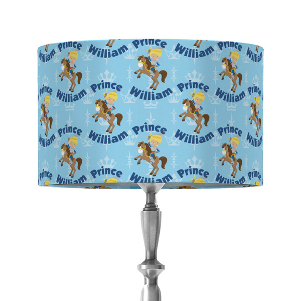 Custom Prince 12" Drum Lampshade - ON STAND (Fabric)