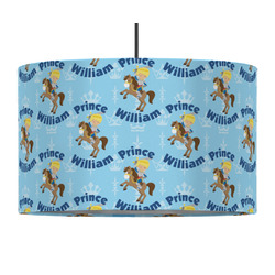 Custom Prince 12" Drum Pendant Lamp - Fabric (Personalized)