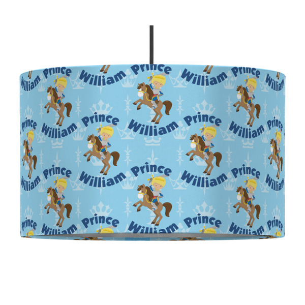 Custom Prince 12" Drum Lampshade - PENDANT (Fabric)