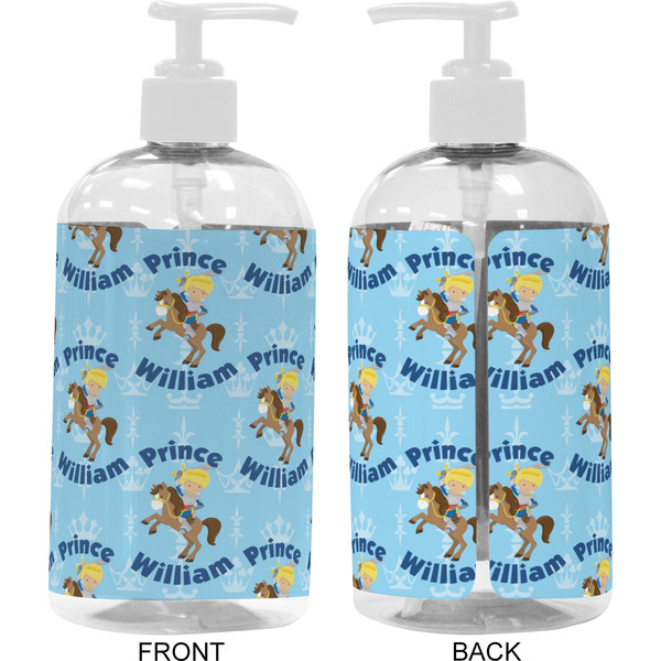 Custom Prince 16 oz Plastic Liquid Dispenser- Approval- White