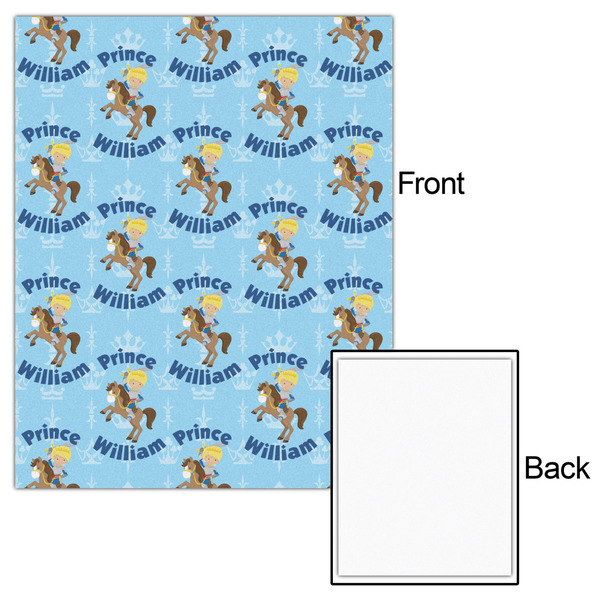 Custom Prince 16x20 - Matte Poster - Front & Back