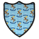 Custom Prince Iron On Shield Patch B w/ Name All Over