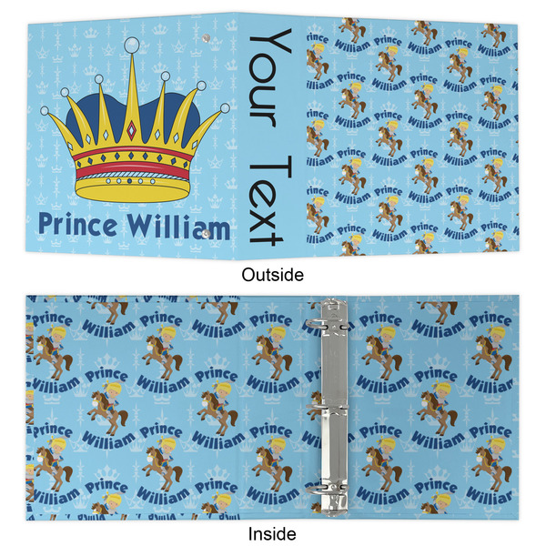 Custom Prince 3 Ring Binders - Full Wrap - 2" - APPROVAL