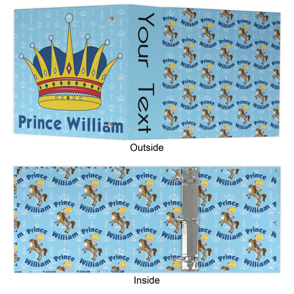 Custom Prince 3 Ring Binders - Full Wrap - 3" - APPROVAL