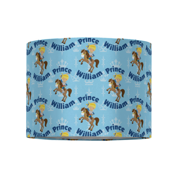Custom Prince 8" Drum Lampshade - FRONT (Fabric)