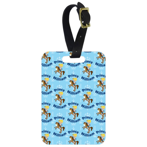 Custom Custom Prince Metal Luggage Tag w/ Name All Over