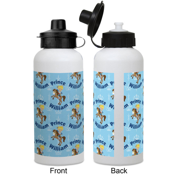 Custom Prince Aluminum Water Bottle - White APPROVAL