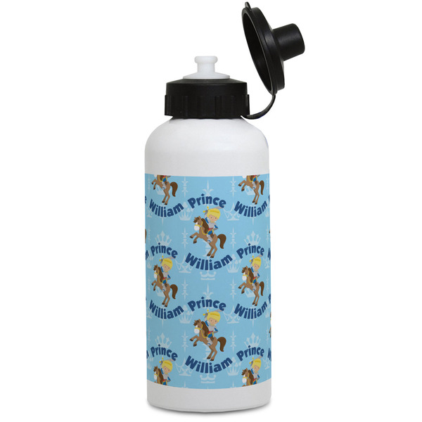 Custom Custom Prince Water Bottles - Aluminum - 20 oz - White (Personalized)