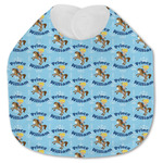 Custom Prince Jersey Knit Baby Bib w/ Name All Over