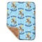 Custom Prince Baby Sherpa Blanket - Corner Showing Soft