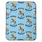 Custom Prince Baby Sherpa Blanket - Flat