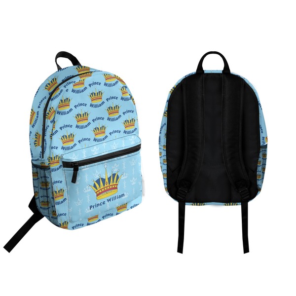 Custom Prince Backpack front and back - Apvl