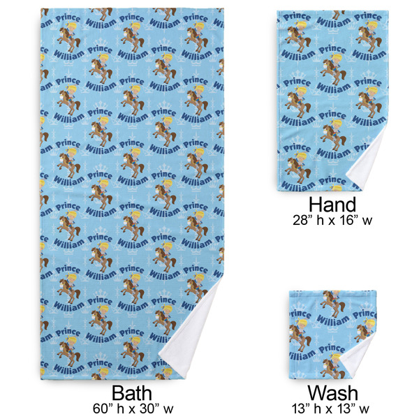 Custom Prince Bath Towel Sets - 3-piece - Approval