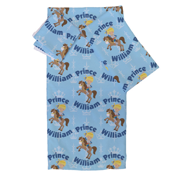 Custom Custom Prince Bath Towel Set - 3 Pcs (Personalized)