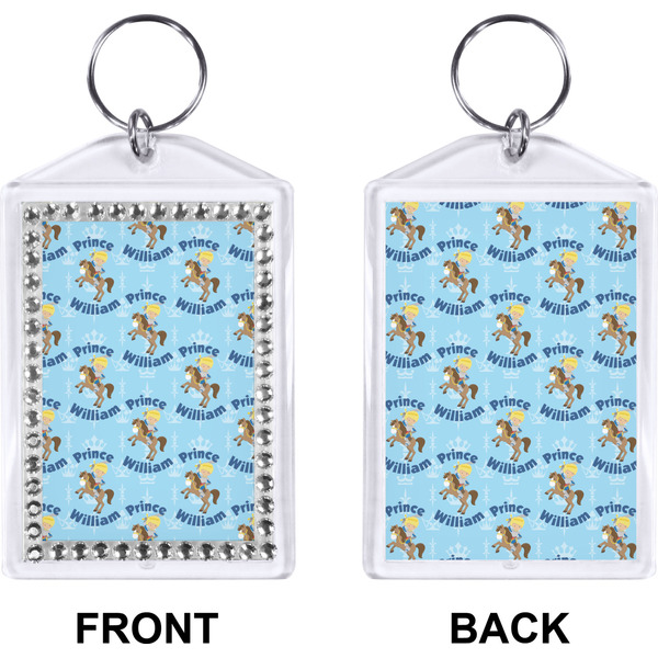 Custom Prince Bling Keychain (Front + Back)