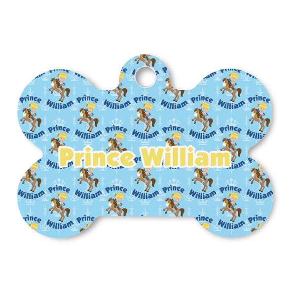 Custom Custom Prince Bone Shaped Dog ID Tag (Personalized)