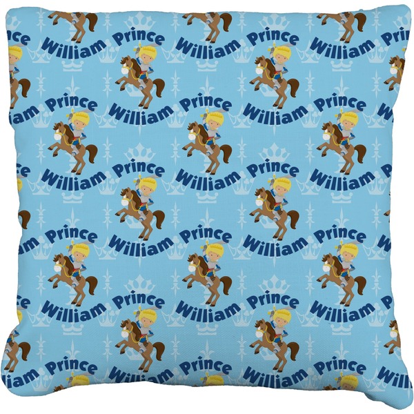 Custom Custom Prince Faux-Linen Throw Pillow 18" (Personalized)