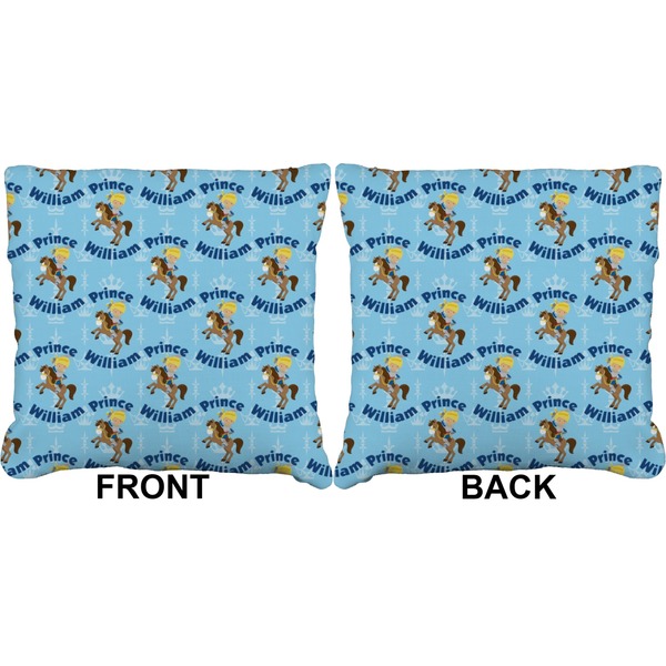 Custom Prince Burlap Pillow Approval