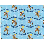 Custom Prince Woven Fabric Placemat - Twill w/ Name All Over