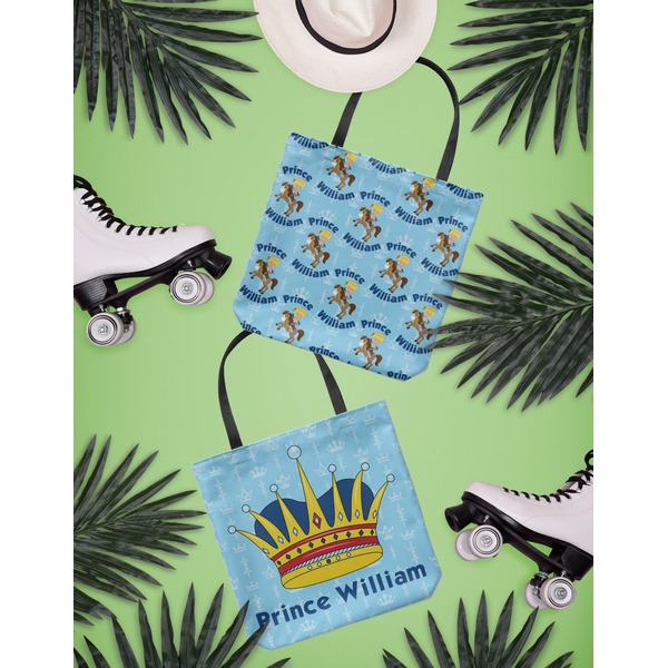 Custom Prince Canvas Tote Lifestyle Front and Back