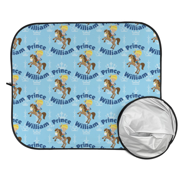 Custom Prince Car Sun Shades - FOLDED & UNFOLDED