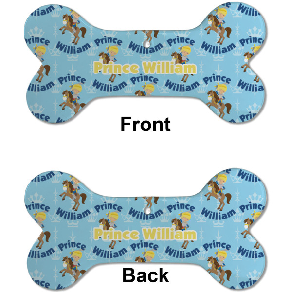Custom Prince Ceramic Flat Ornament - Bone Front & Back (APPROVAL)