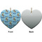 Custom Prince Ceramic Flat Ornament - Heart Front & Back (APPROVAL)