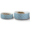 Custom Prince Ceramic Dog Bowls - Size Comparison