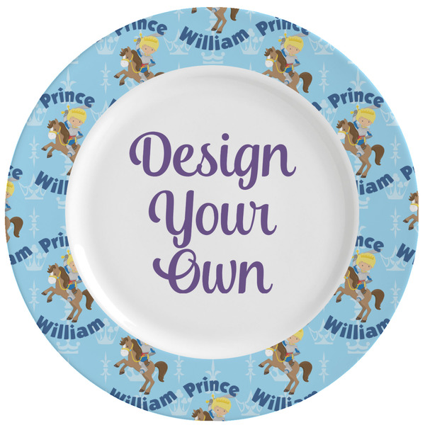 Custom Custom Prince Ceramic Dinner Plates (Set of 4) (Personalized)