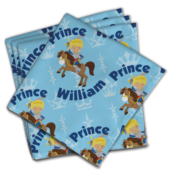Custom Custom Prince Cloth Napkins (Set of 4) (Personalized)