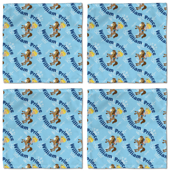 Custom Prince Cloth Napkins - Personalized Lunch (APPROVAL) Set of 4