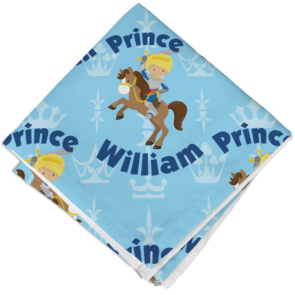 Custom Prince Cloth Napkins - Personalized Lunch (Folded Four Corners)