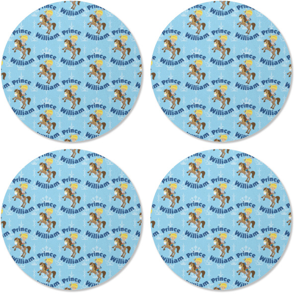 Custom Prince Coaster Round Rubber Back - Apvl