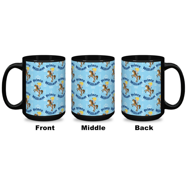 Custom Prince Coffee Mug - 15 oz - Black APPROVAL