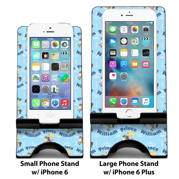 Custom Prince Compare Phone Stand Sizes - with iPhones