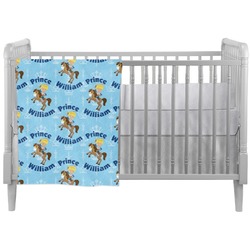 Custom Prince Crib Comforter / Quilt (Personalized)