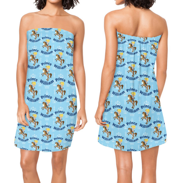 Custom Prince Custom Bath Wrap - Front & Back View