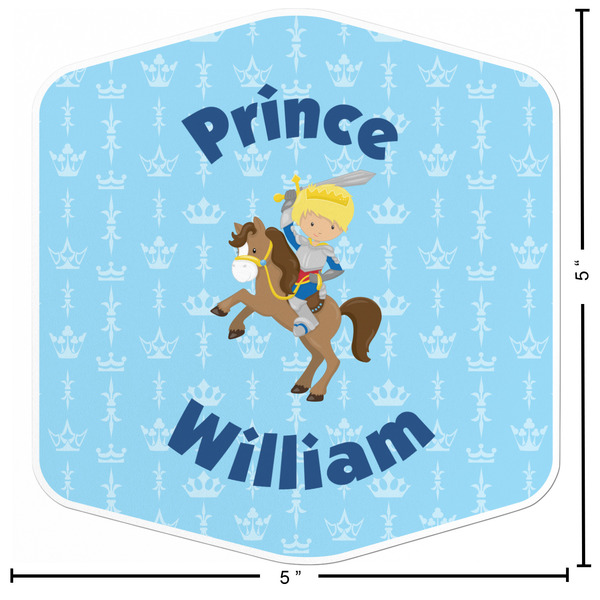 Custom Prince Custom Shape Iron On Patches - L - APPROVAL