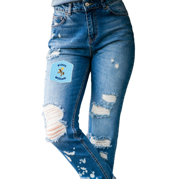 Custom Prince Custom Shape Iron On Patches - L - single APPROVAL