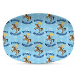 Custom Prince Plastic Platter - Microwave & Oven Safe Composite Polymer (Personalized)