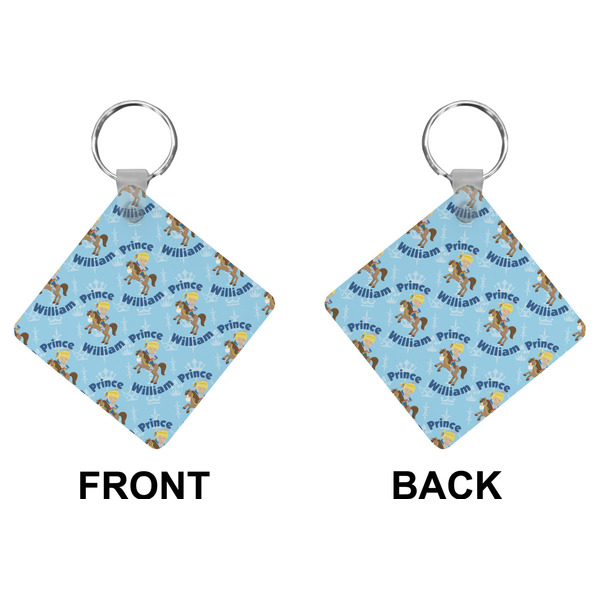 Custom Prince Diamond Keychain (Front + Back)
